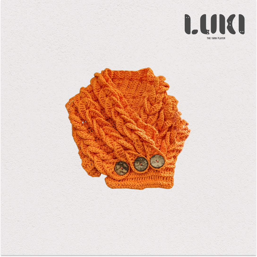 October Is Orange: Cotton Scarf